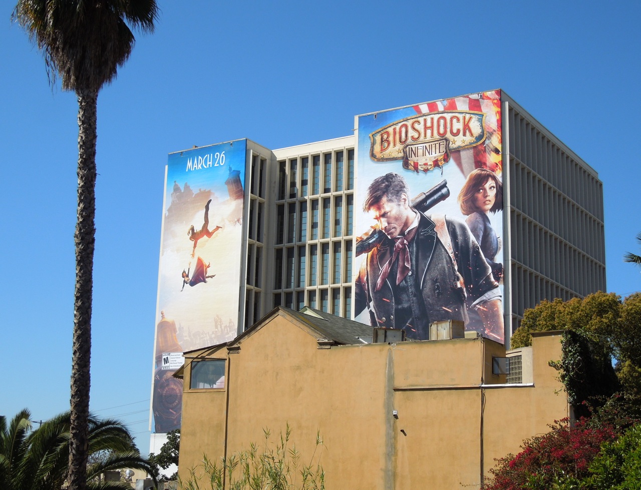 Daily Billboard Giant BioShock Infinite video game billboards
