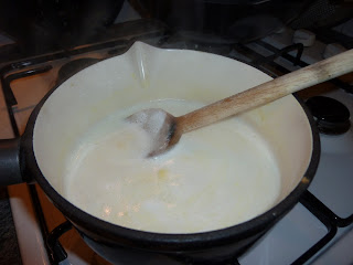 Préparation de la pâte à choux