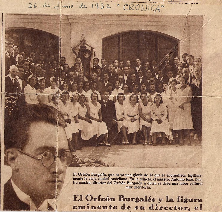 Orfeón Burgalés. 1932.