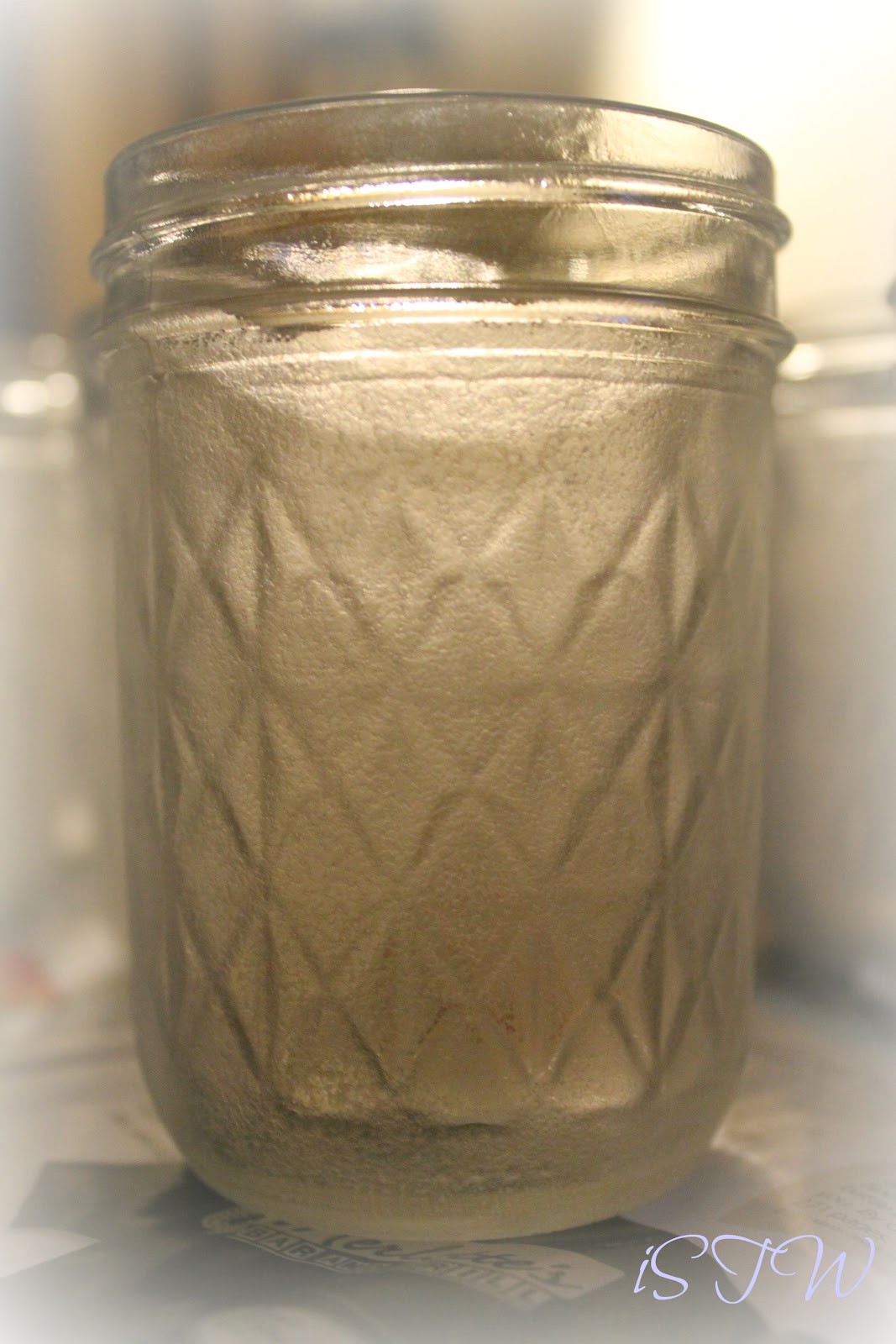 iSavor the Weekend Frosted Mason Jars DIY