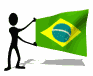 Erga a bandeira da paz para o Brasil!