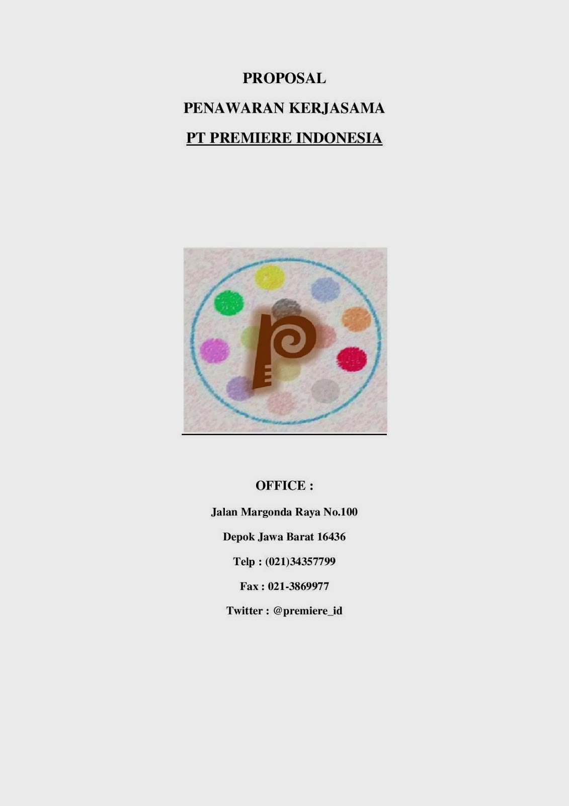 NandaKaptenUburUbur: PROPOSAL PENAWARAN KERJASAMA PT ...