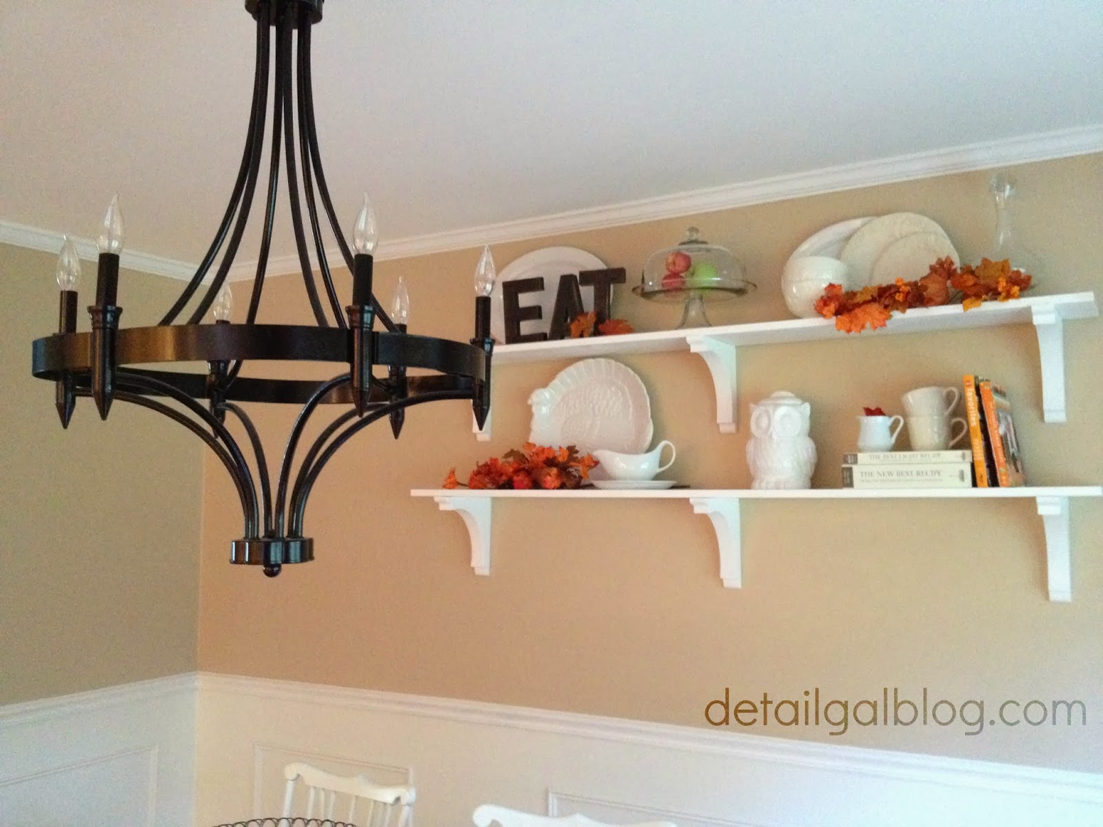 Diy Shelves For 100 Dining Room Shelf Styling Www Detailgal Com