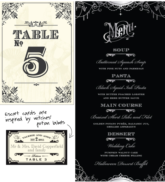 Halloween Wedding Invitations Taking Custom Design To A Whole New