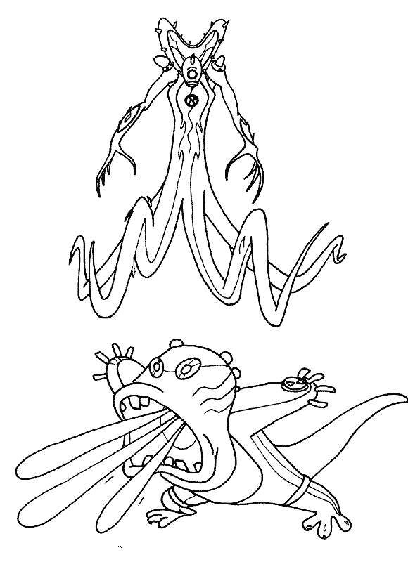 Ben 10 Omniverse Coloring Pages