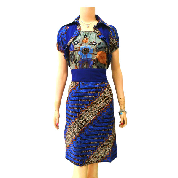 Dress Batik Dbt 2701 Butik Batik Solo