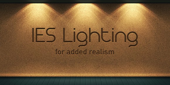 Realistic IES Lighting Effect Realistic IES Lighting Effect