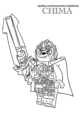 Lego Chima Coloring Pages - Squid Army