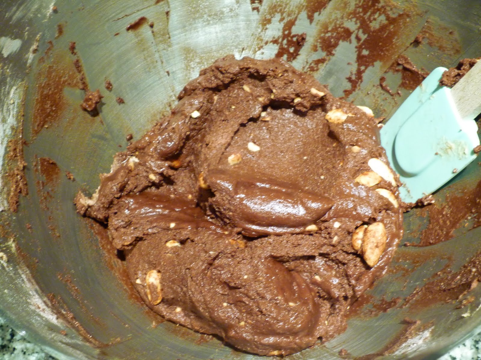 Basil and Cocoa Chocolate Peanut Butter Rock Cakes