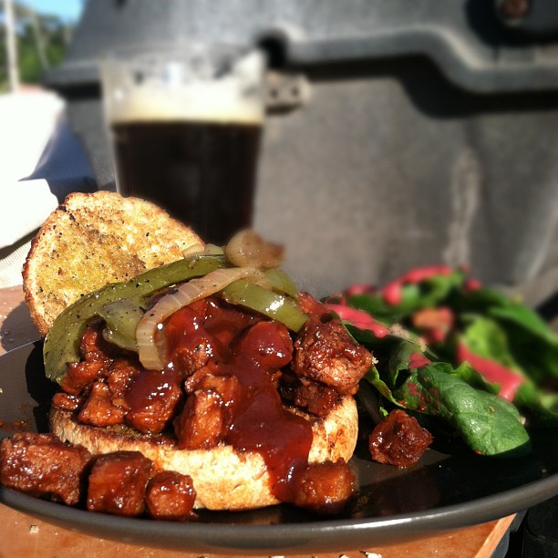 Meatlessly Mouthwatering! BBQ "Beef" Brisket Sandwiches Vegan and