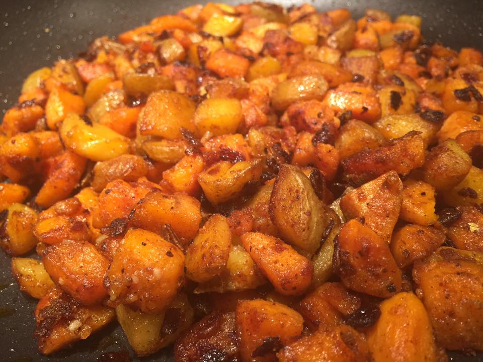 Paleo Rebel Sweet Potato & Gold Potato Crispy Hash Browns