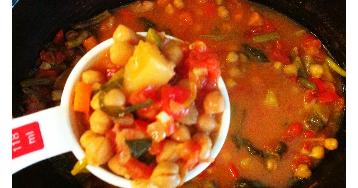 i am a celiac: Vegetable & Chickpea Curry :: Crock-Pot