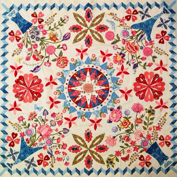 Barbara Brackman's MATERIAL CULTURE Esther Aliu's Love Entwined