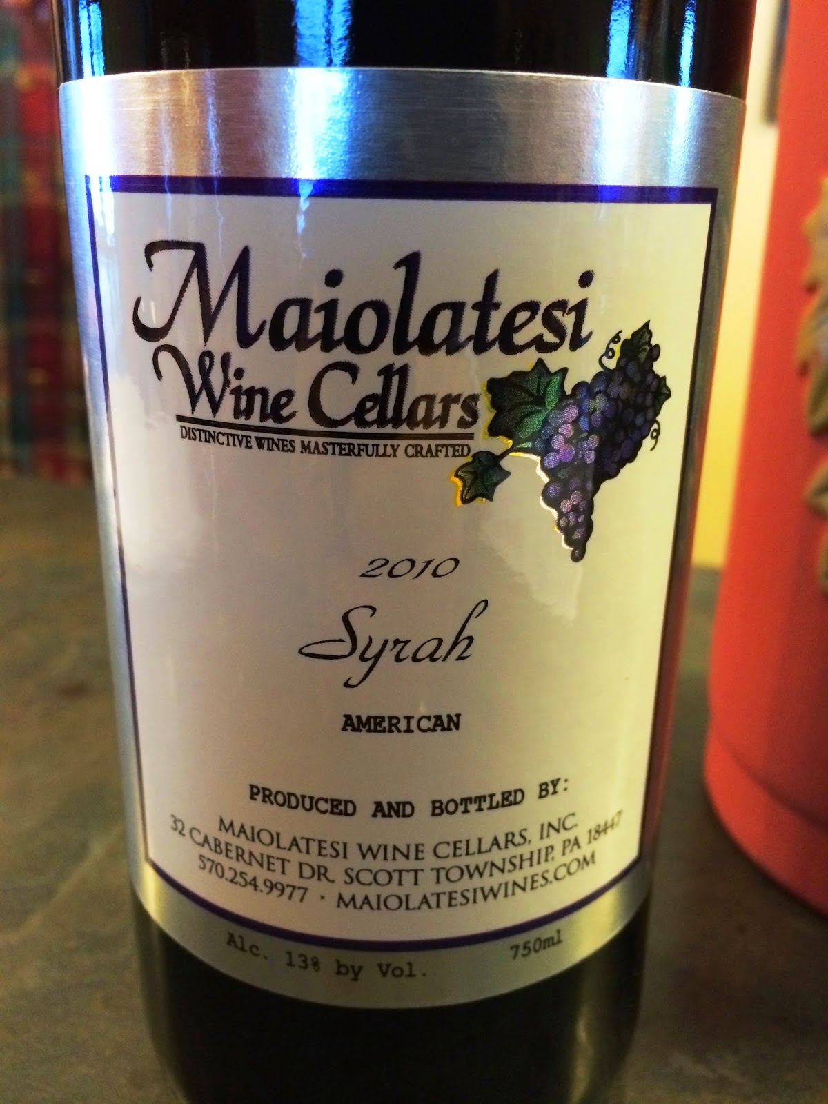 East Coast Wineries Maiolatesi Wine Cellars Sal's Got Your Wine! And