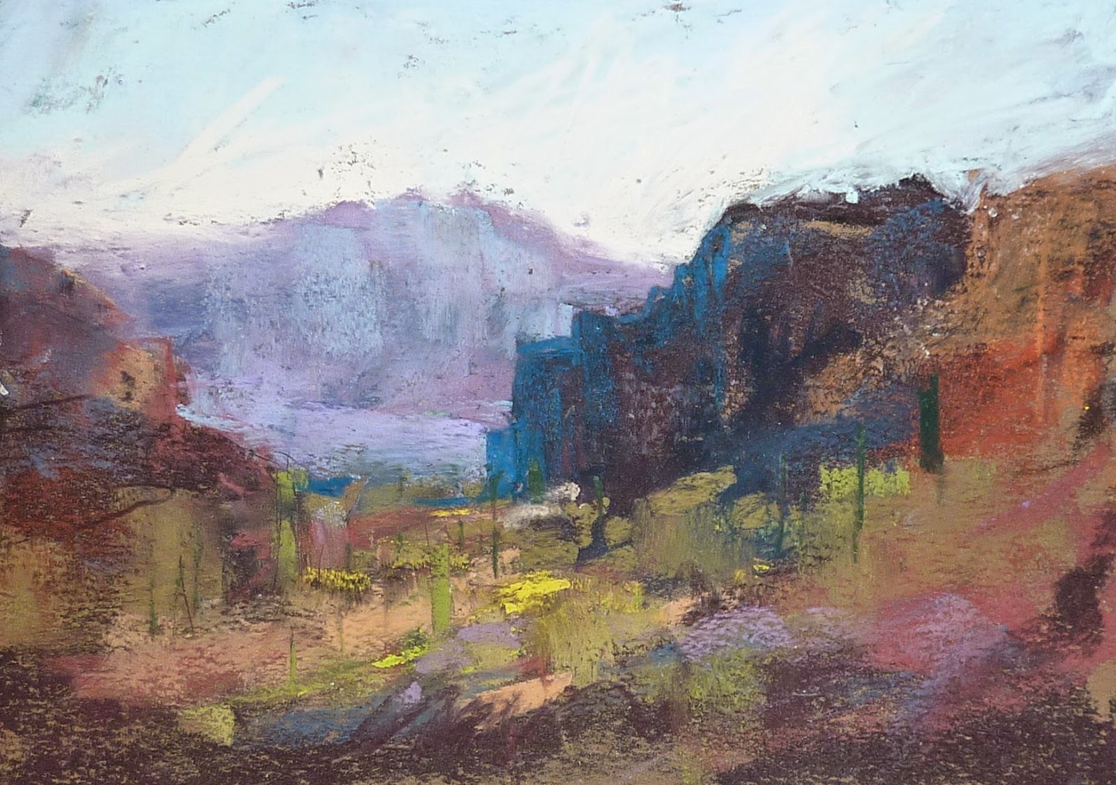 Painting My World Choosing the Right Paper for a Pastel Painting