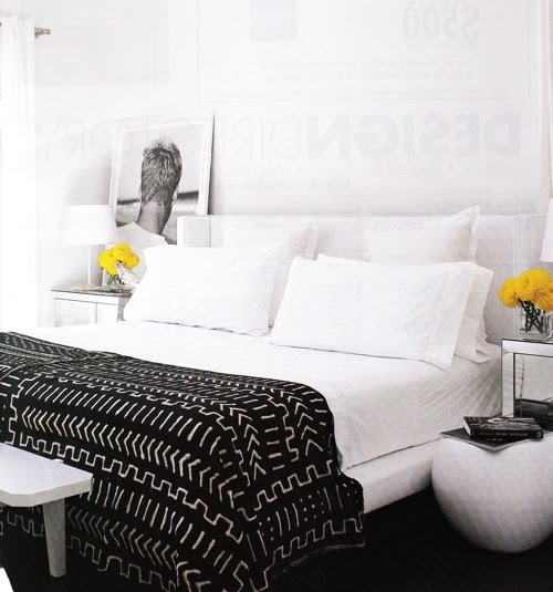 My Sweet June Adding a Pop of Color to a White Bedroom