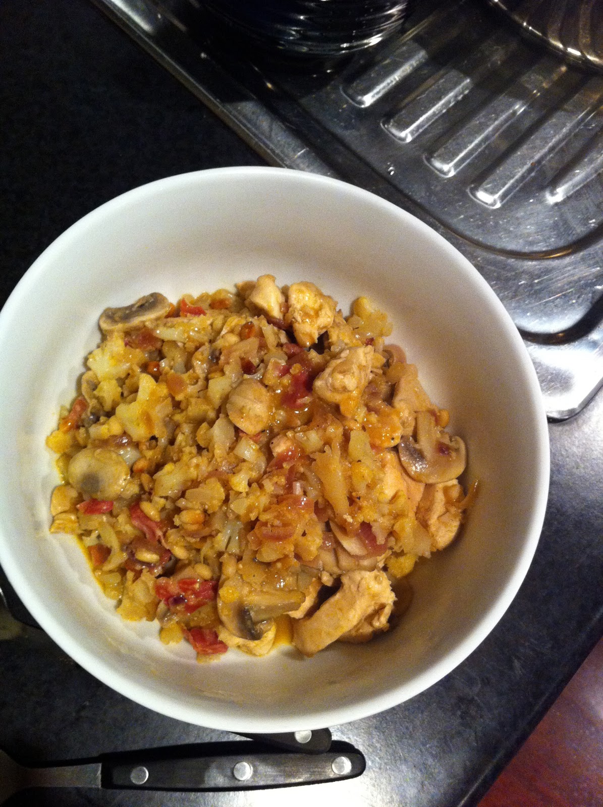 The Secret Diary of a Kitchen Ninja Paleo Carbonara Risotto