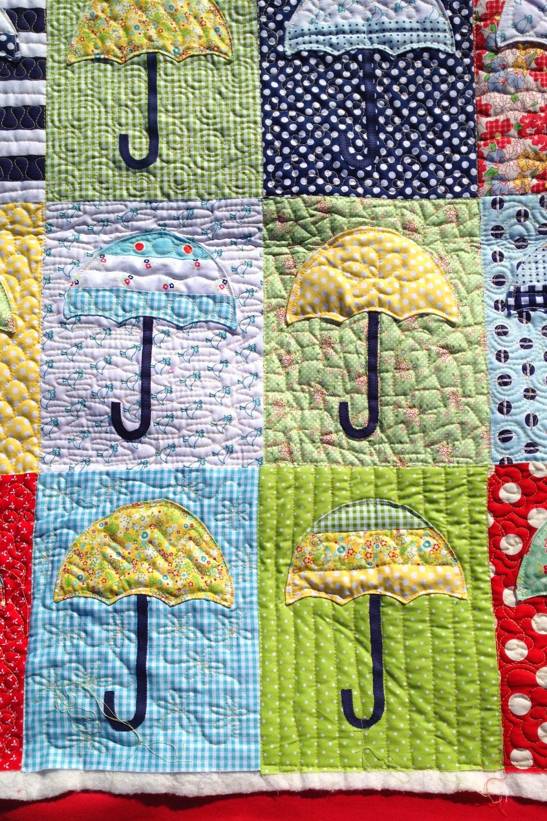 lovely rita Rain Check Quilt {Machine Quilting}