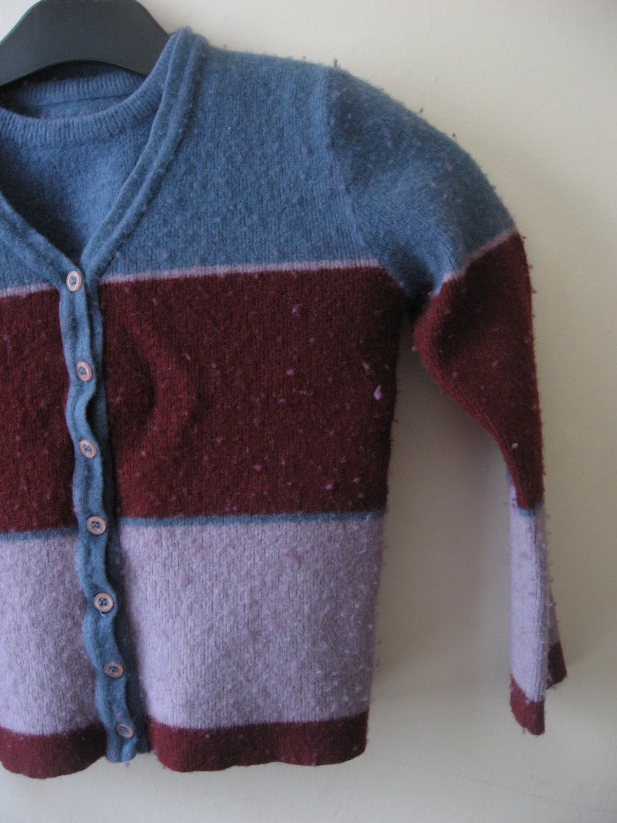 Upcycled Creatively How to felt a woollen jumper