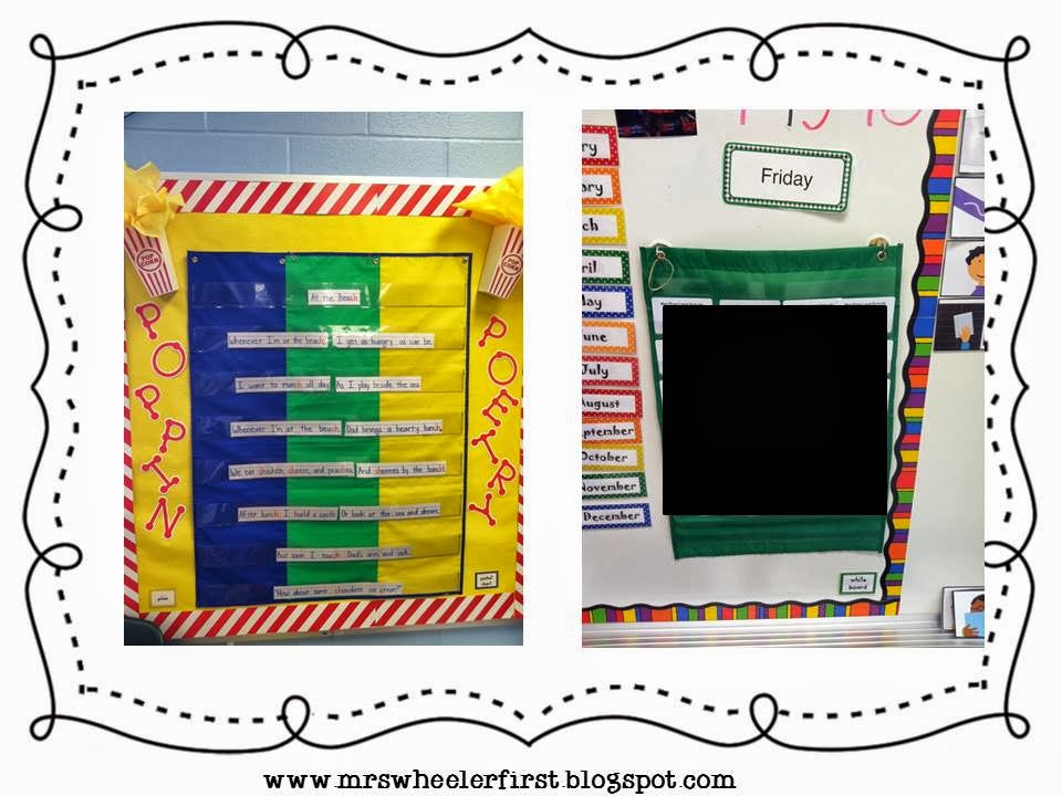 Mrs. Wheeler's First Grade Tidbits Pocket Chart Anonymous