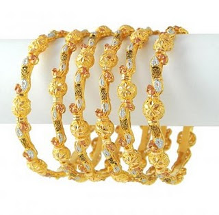 Latest Gold Choria/Bangas Designs