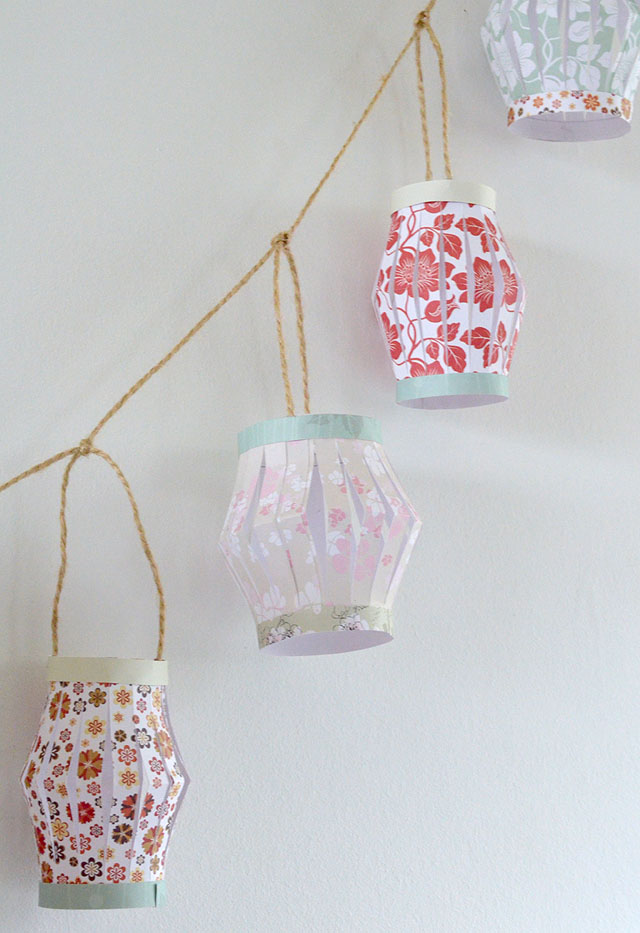 Sweet MomEnt DIY Paper lantern garland