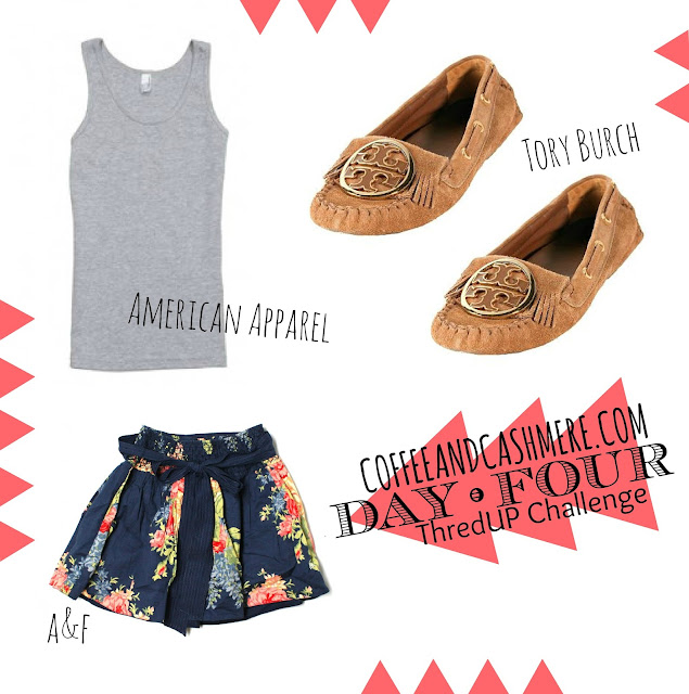 Coffee and Cashmere ThredUP's Day Four Look