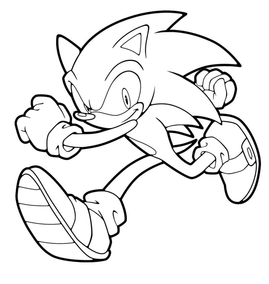 sonic the hedgehog coloring pages printable | FCP