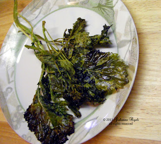 Roasted Organic Spring Rapini  or Broccoli Raab Recipe