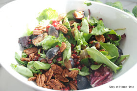 Fig, Pecan and Pomegranate Fall Salad