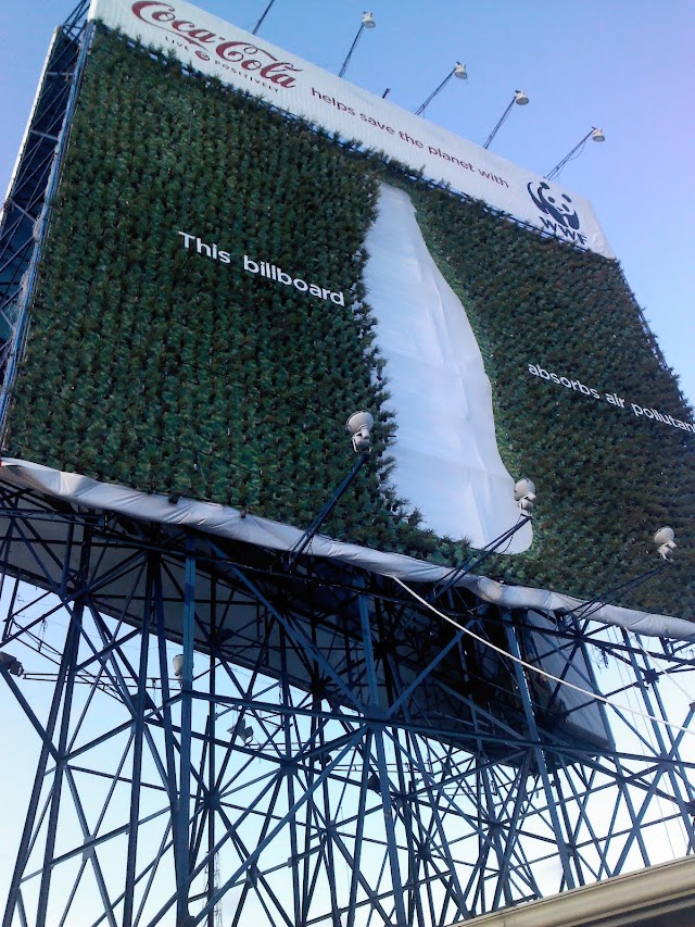 The Elements of the Coke Environmentally Friendly Billboard