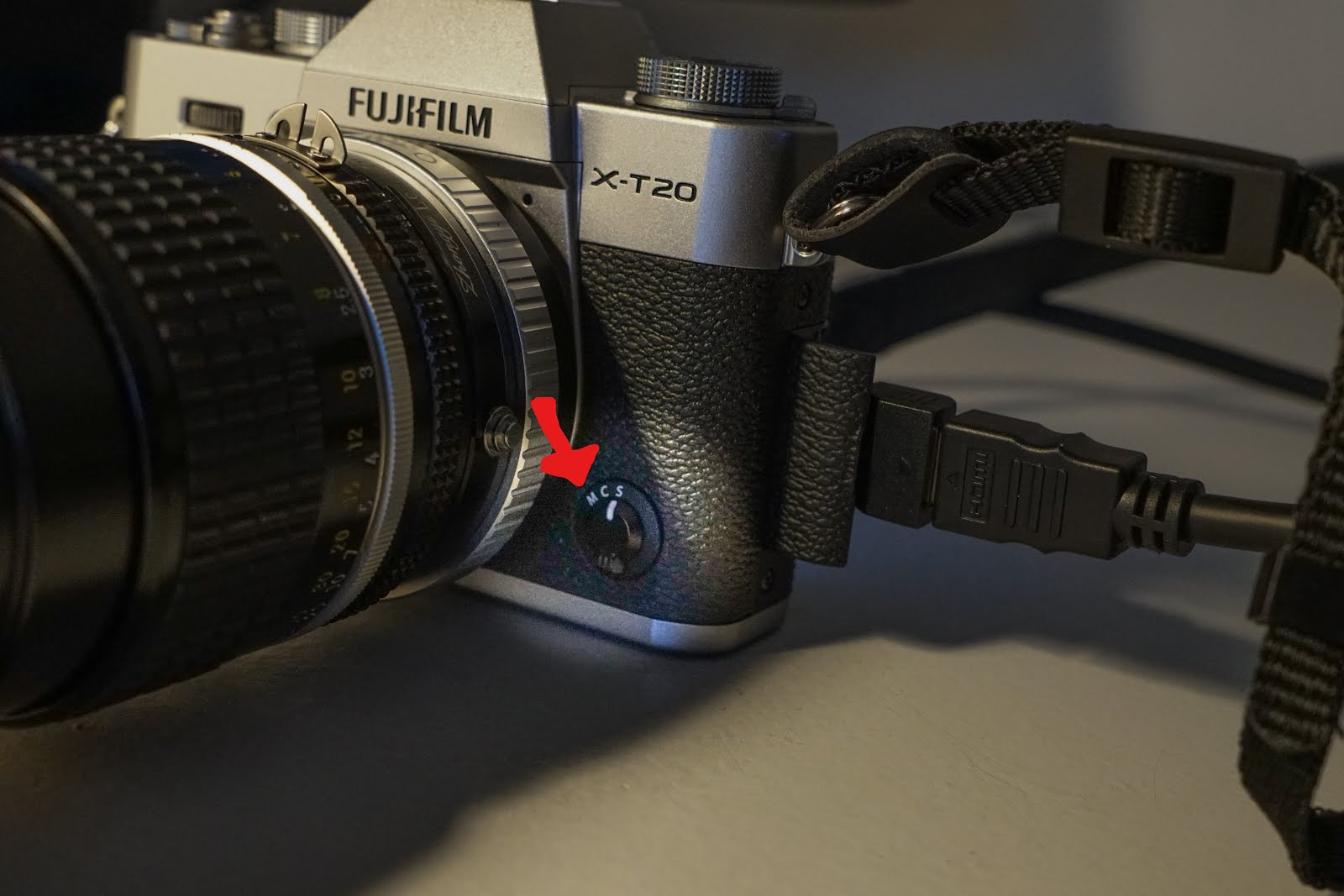 Nikon lens on Fuji frederikboving