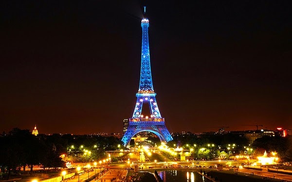 eiffel tower night wallpapers