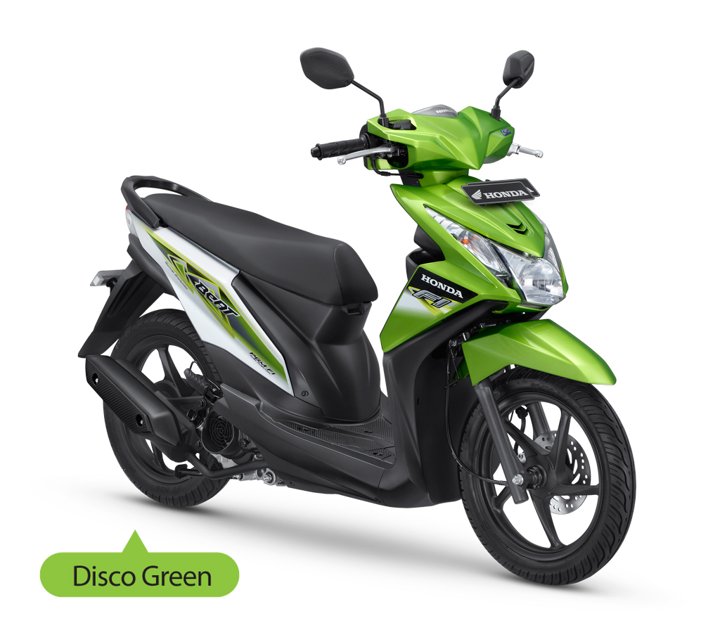 Delta Motorindo Harga Dan Spesifikasi Honda BeAT FI CW Disco Green