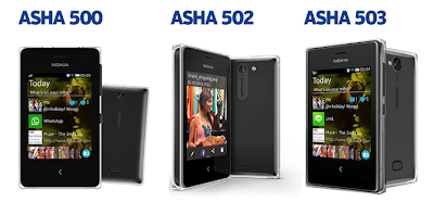 Harga HP Nokia Asha 500, 502 Dan 503 Terbaru 2014