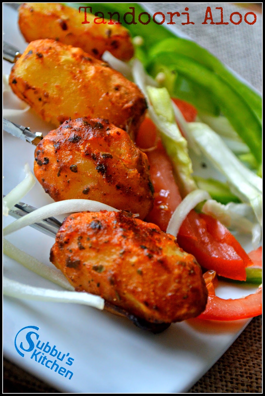 Tandoori Aloo | Baked Baby Potatoes Tandoori Aloo | Baked Baby Potatoes