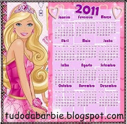 Calendário 2011 da Barbie!