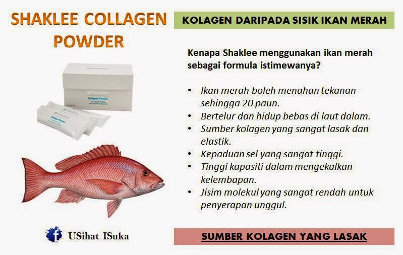 Shaklee Collagen Powder dicipta Daripada Sisik Ikan Merah. COLLAGEN POWDER SHAKLEE