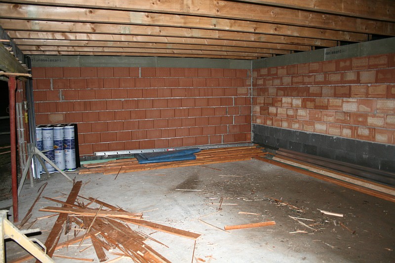 Mein Baublog: Garage (2) - Dach-Abriss