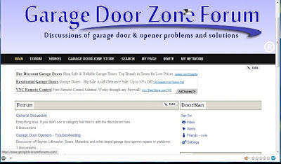 garage door zone forum