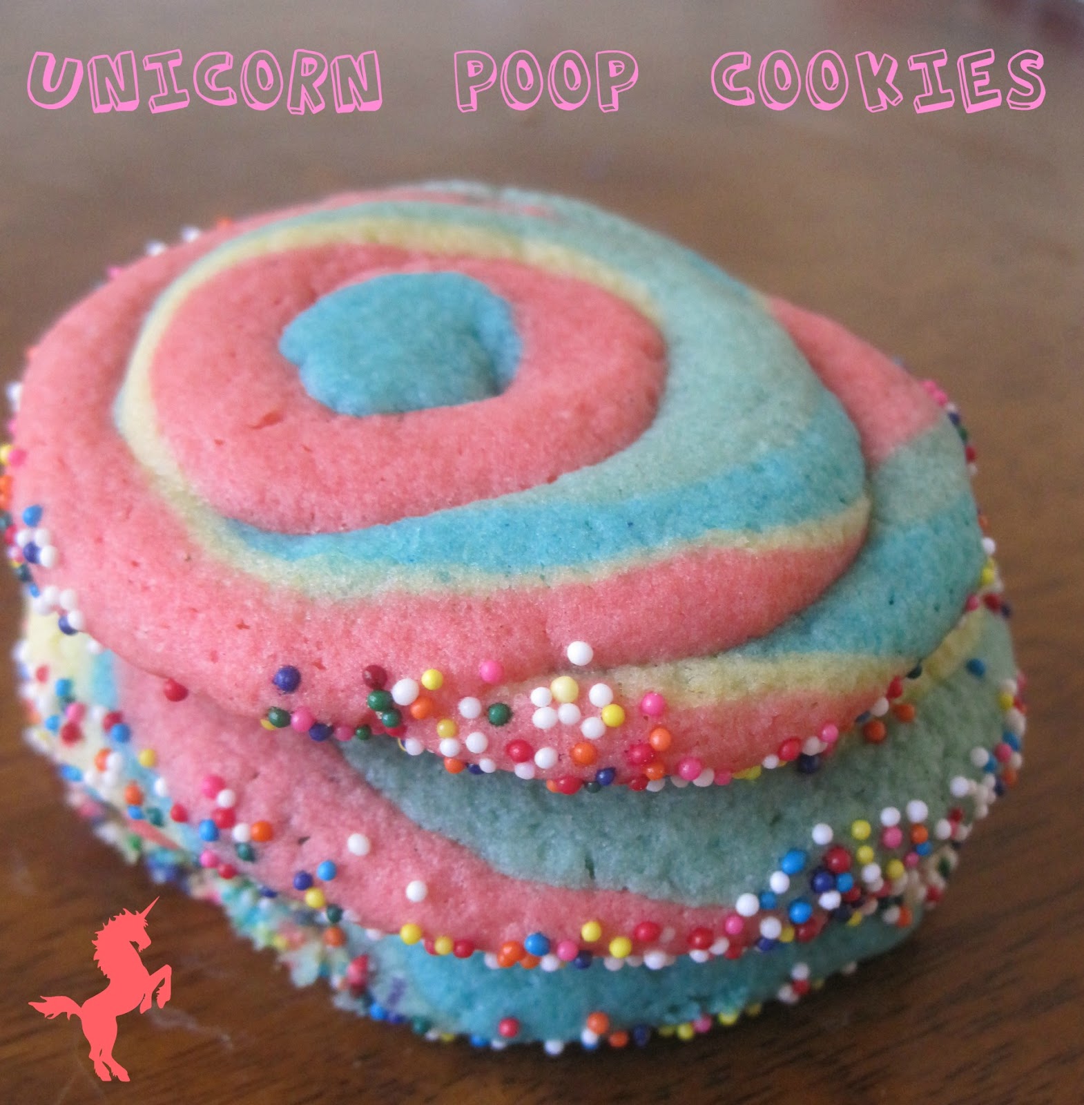rainbow pinwheel cookies