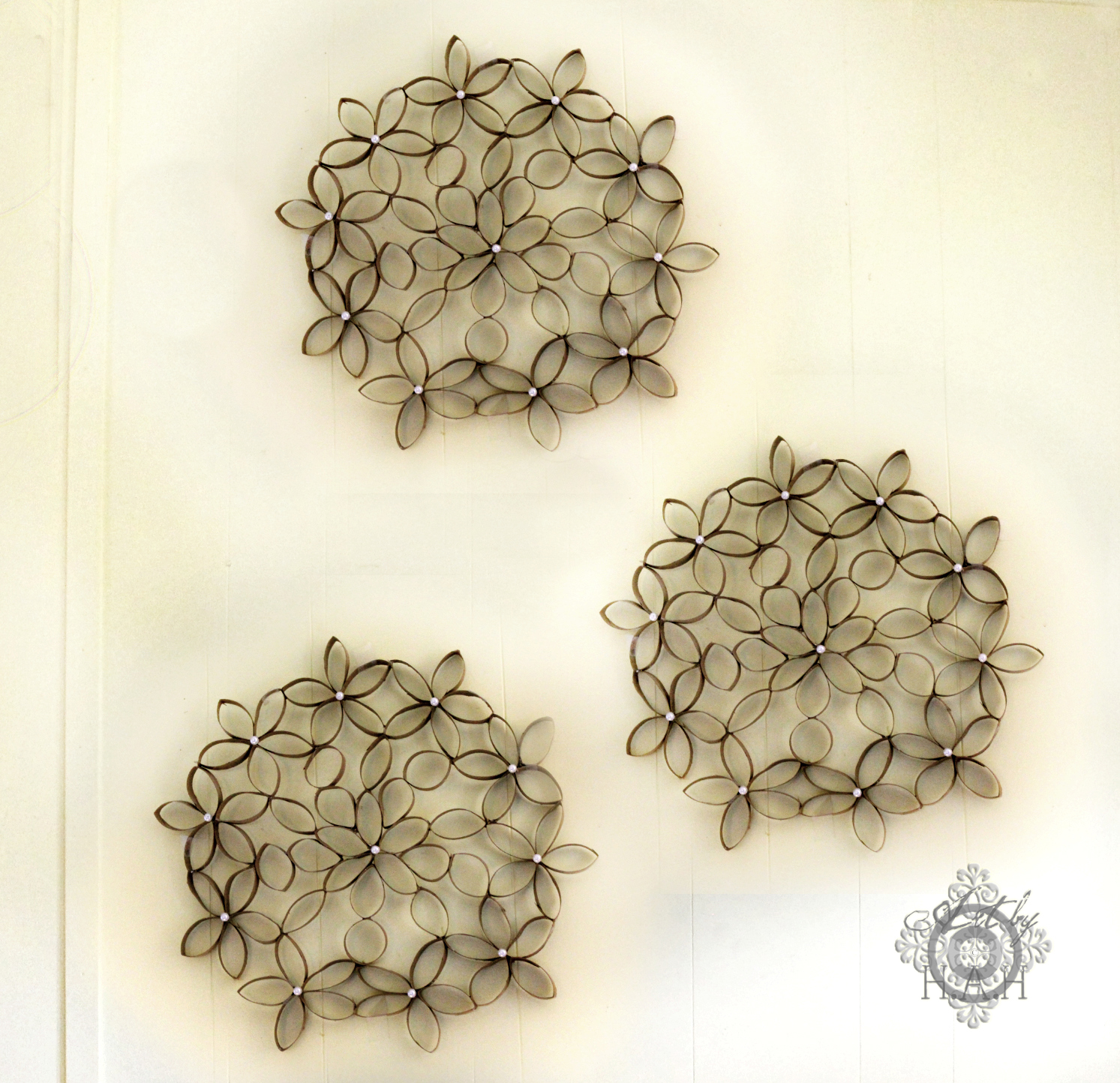 DIY Wrapping Paper Roll Wall Art We Lived Happily Ever AfterWe Lived