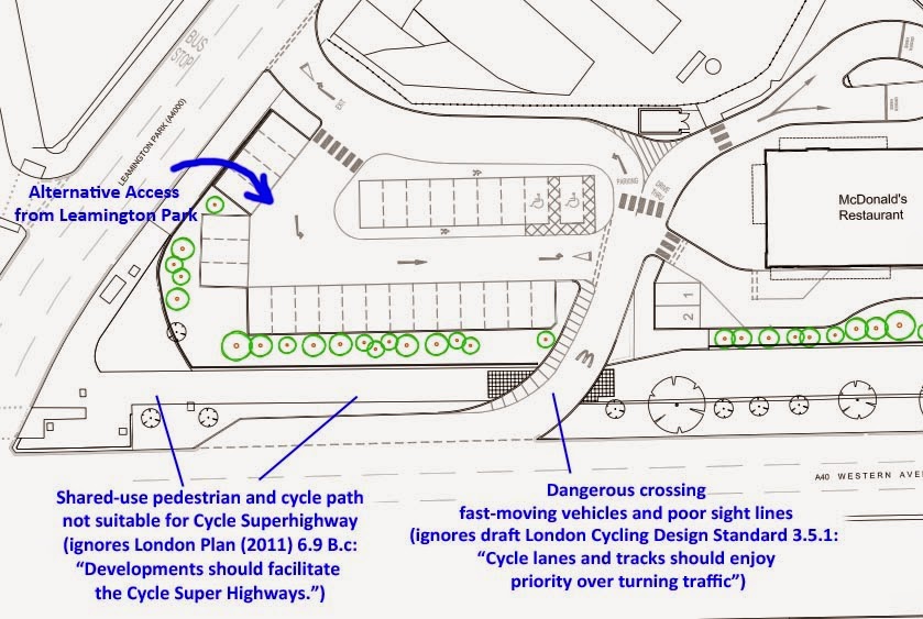 Ealing Cycling Campaign McDonald's Drivethru Update