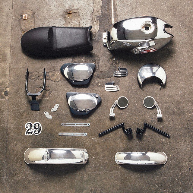 Maneta embrague negra para Moto Guzzi T, T3, LM, V35, V50, V65, CUSTOM -  Guzzi Motobox