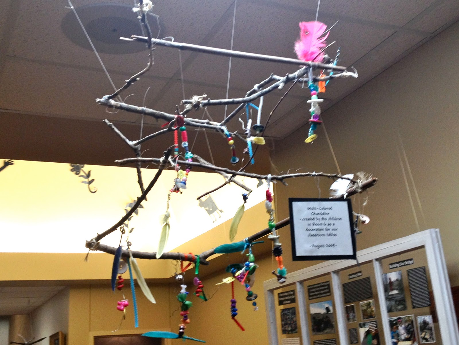 Reggio Inspired Hanging Art Fairy Dust Teaching