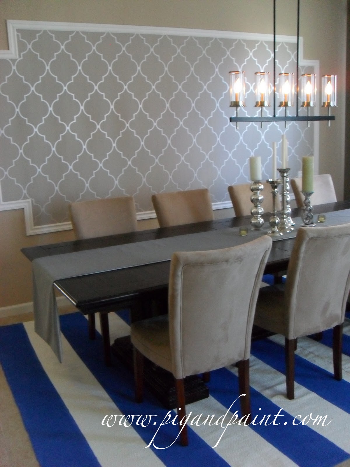 Create a Feature Wall with Framed Wallpaper (and Wall Liner)