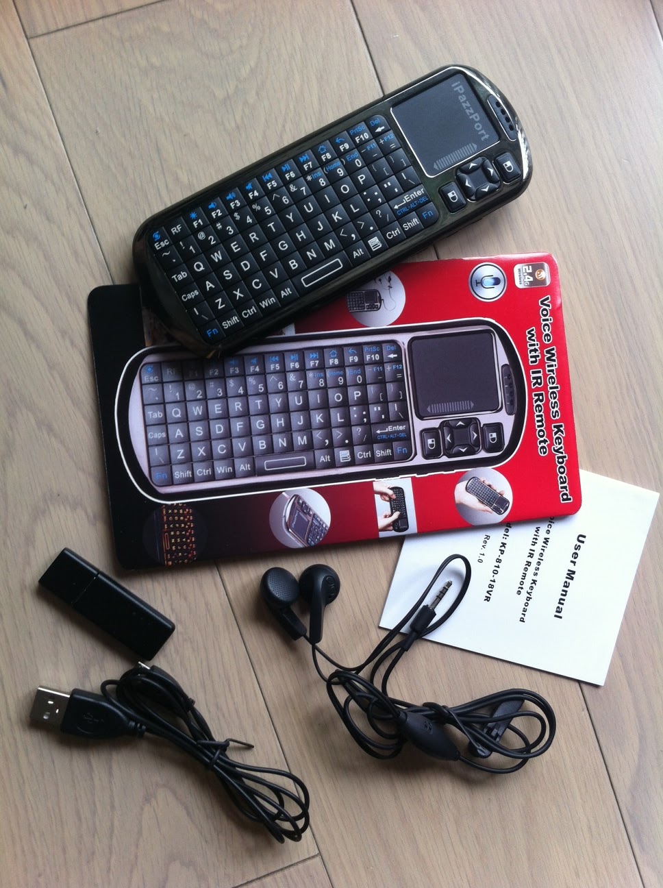 iPazzPort Mini Voice Recognition Wireless Keyboard