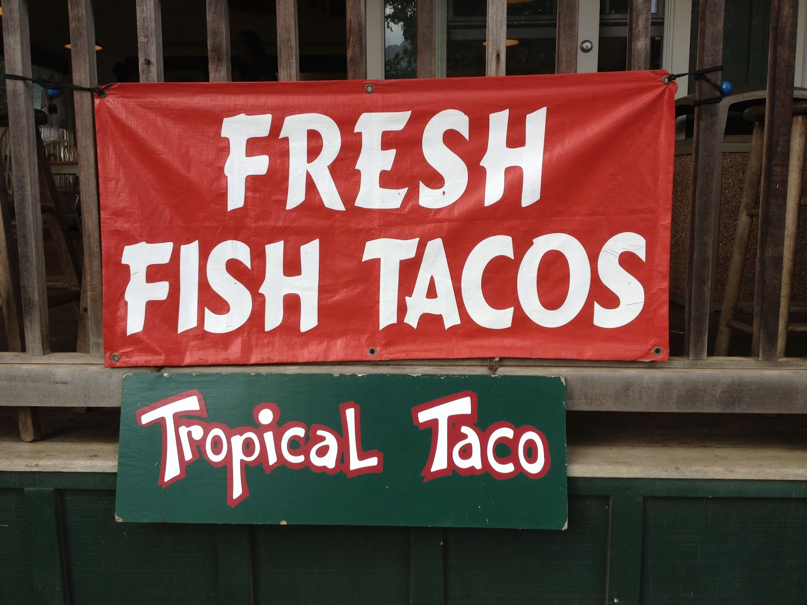 Fish Tacos Tropical Taco Hanalei, Kauai, Hawaii