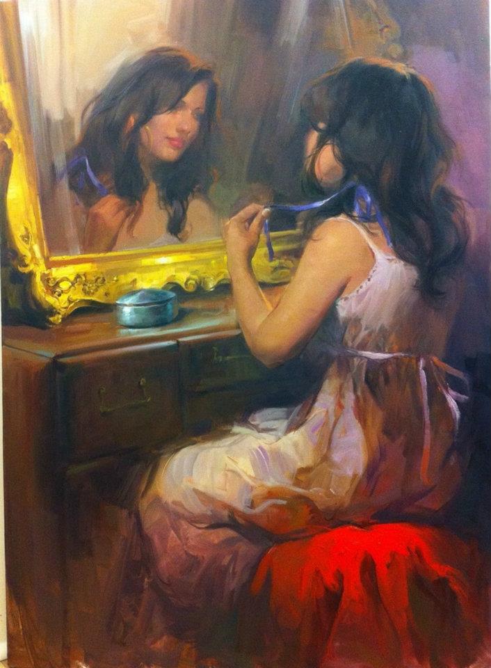 Hindart3 النساء في لوحات رسم