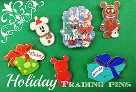 Disneyland holiday pin trading